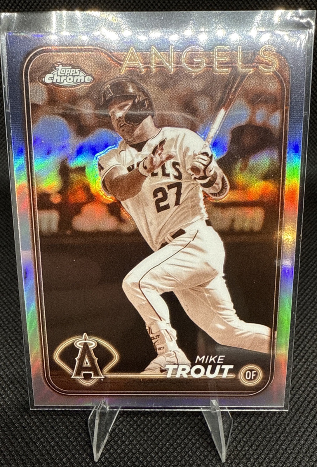 Mike Trout Sepia Refractor #200