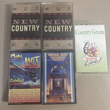  LOT 5 Country Greats More Hot Country Requests New Country Cassette Tapes