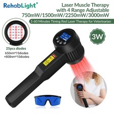 Medical Grade Cold Laser Therapy Device w/ Rechargeable Battery for Humans Pain