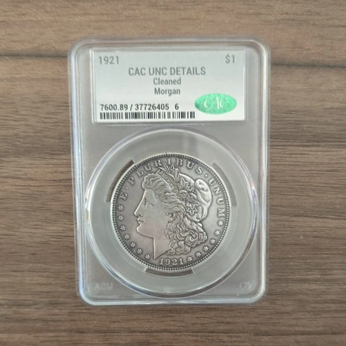 1921 Morgan Dollar CAC UNC Details Silver $1 Philadelphia KM#110