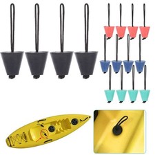 4/8Pc Silicone Kayak Scupper Plug Kit Canoe Drain Holes Stopper Bung Accessories
