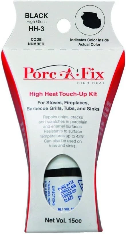 Fixture-Fix Porc-A-Fix Black High Gloss Porcelain Touch-up Paint