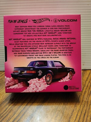 Hot Wheels RLC X Run The Jewels X Volcom '87 Buick Regal GNX | eBay