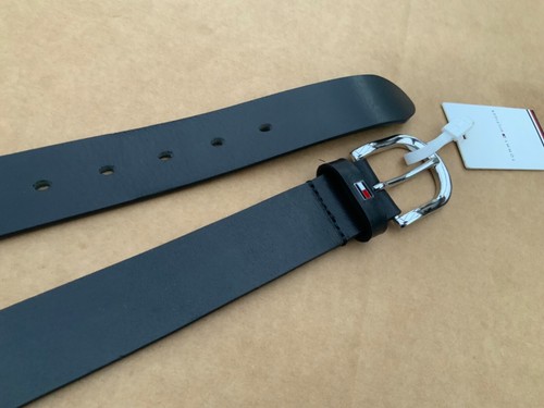 Tommy Hilfiger Womens Danny Leather Belt Black 85cm (fits 32”-34”) New RRP £40 - Picture 5 of 5