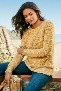 Soft-Surroundings-Yellow-Blue-Liv-Sweater-Small