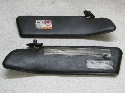 1998 2005 JDM MAZDA MIATA ROADSTER NB LEATHER SUN VISOR GUARD SET FACTORY OEM - 第 1/9 張圖片