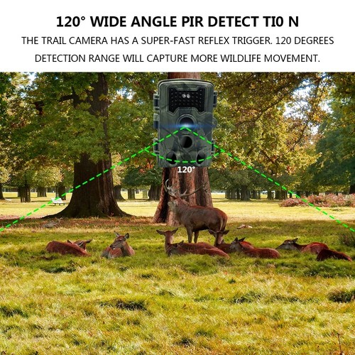 2.7K HunterCam Trail Camera with Night Vision and IP66 Waterproof for Hunting - 第 13/16 張圖片