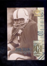1999 Upper Deck Legends JOHN MACKEY Baltimore Colts Century Legends Card