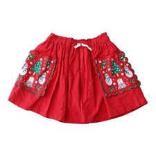 Mini Boden Embroidered Pocket Skirt Size 9/10