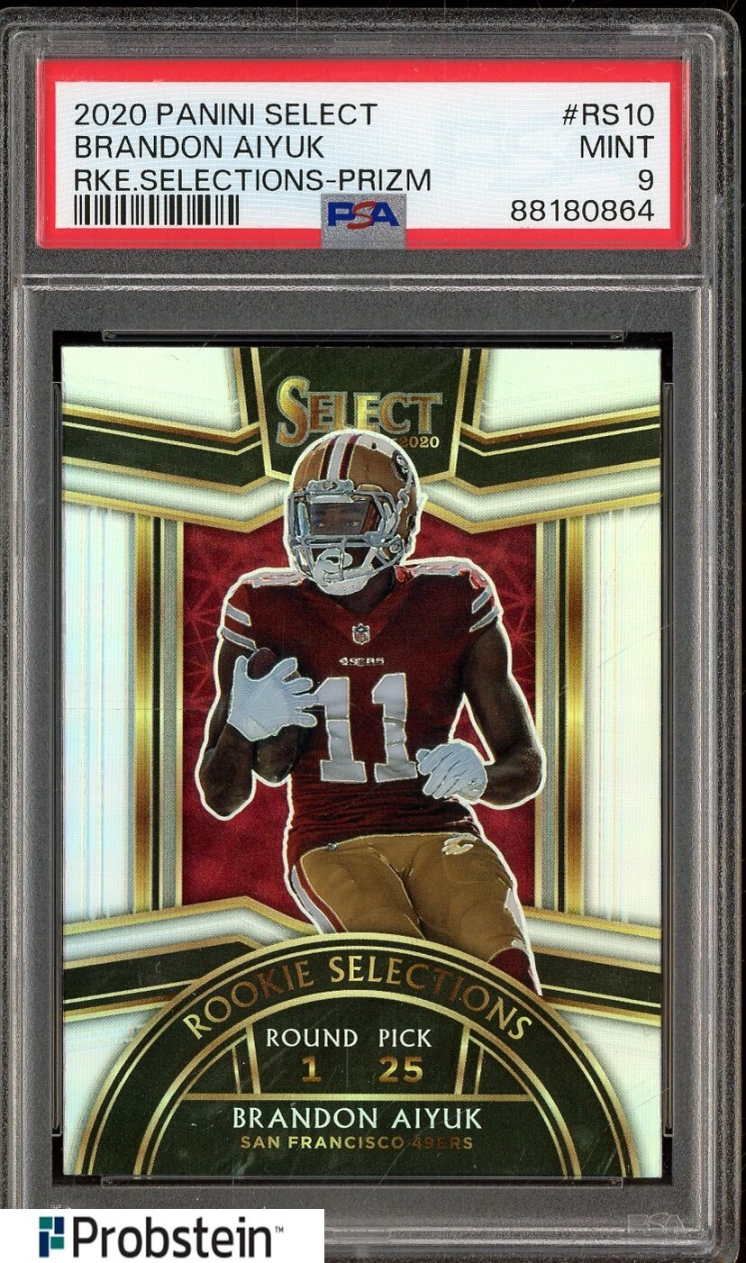 Brandon Aiyuk Panini Select Rookie Selections #RS10 Prizm