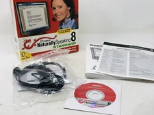 Dragon Naturally Speaking 8 Standard Software & Headset (Old Version) OPEN BOX