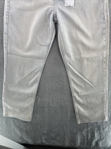 Magno Blanca Straight-Fit Cropped Jeans, Size UK 12, Light Blue - Picture 10 of 17