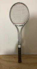 Vintage Add In Steel Frame 4 5/8 Metal Tennis Racquet made in Taiwan