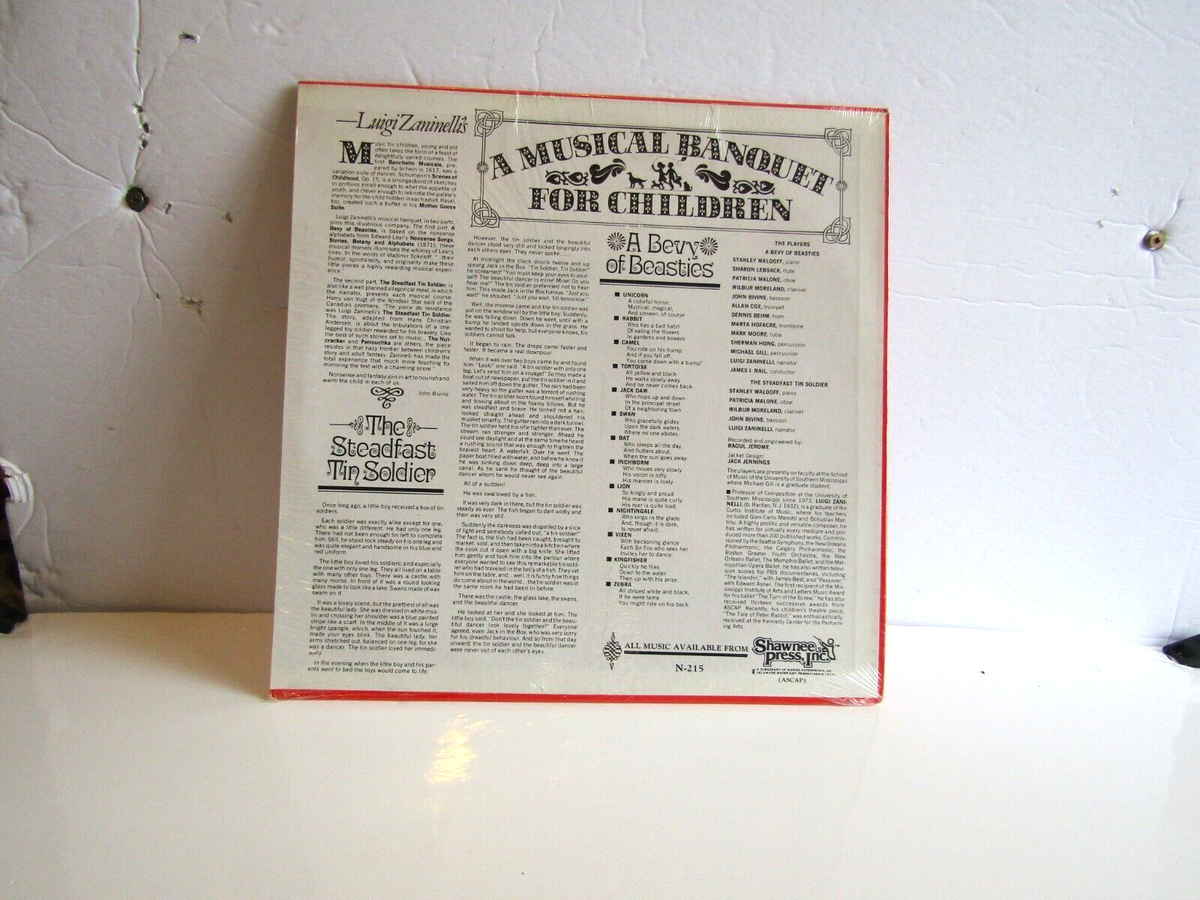 1-LP-LUIGI ZANINELLI-A MUSICAL BANQUET FOR CHILDREN-SHAWNEE PRESS