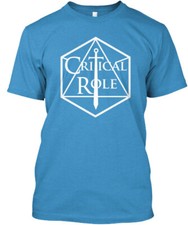 Critical Role for MDA Tee T-Shirt Made in the USA Size S to 5XL