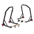 Black Widow Front Prong & Rear Swingarm Motorcycle Stand Kit