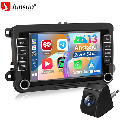 64GB Für VW Tiguan 2007-2015 T5 Android 13 Autoradio GPS Navi WIFI USB FM Kamera