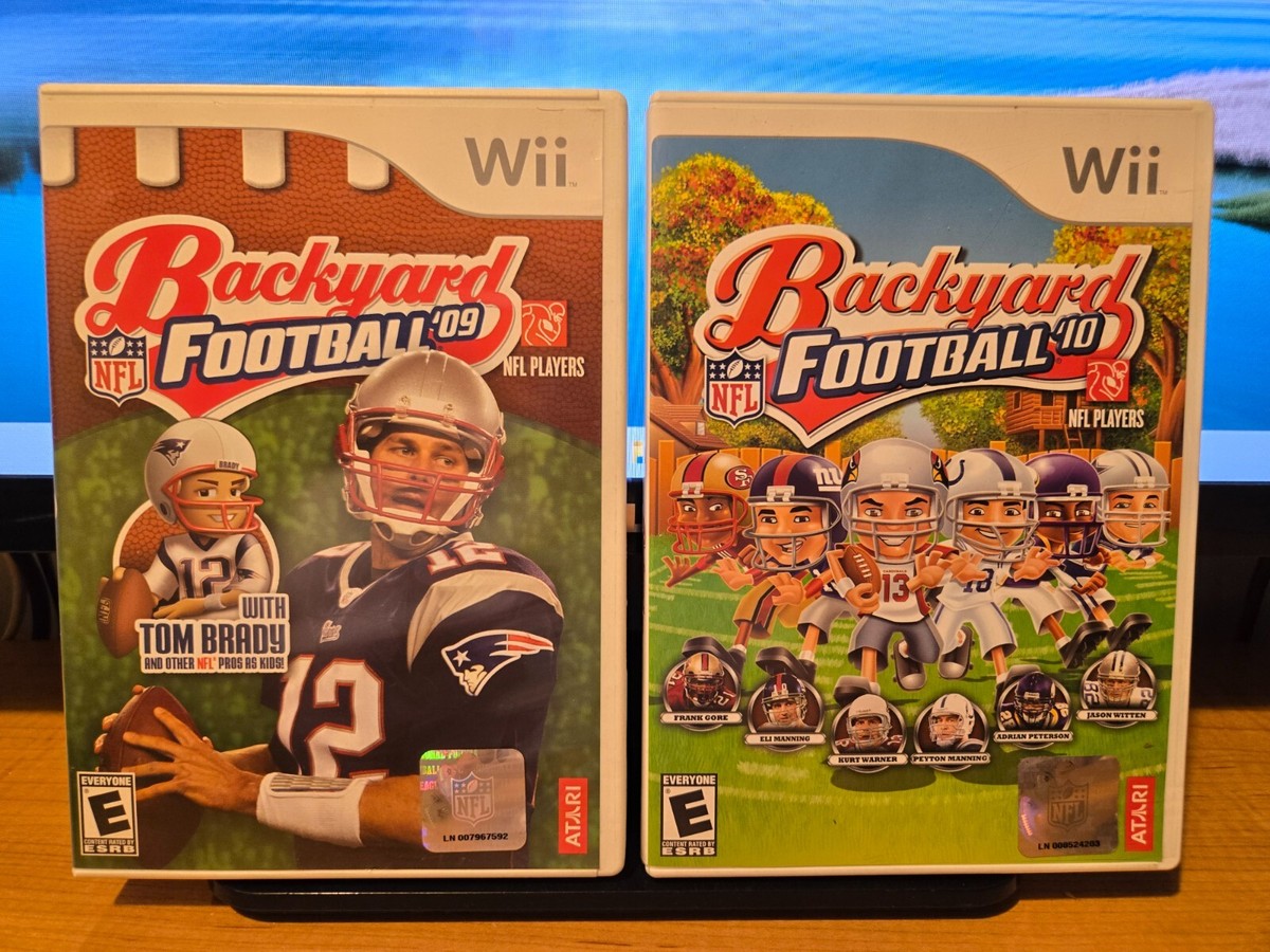 NFL Backyard Football 09 & 10 (Nintendo Wii Lot) | eBay