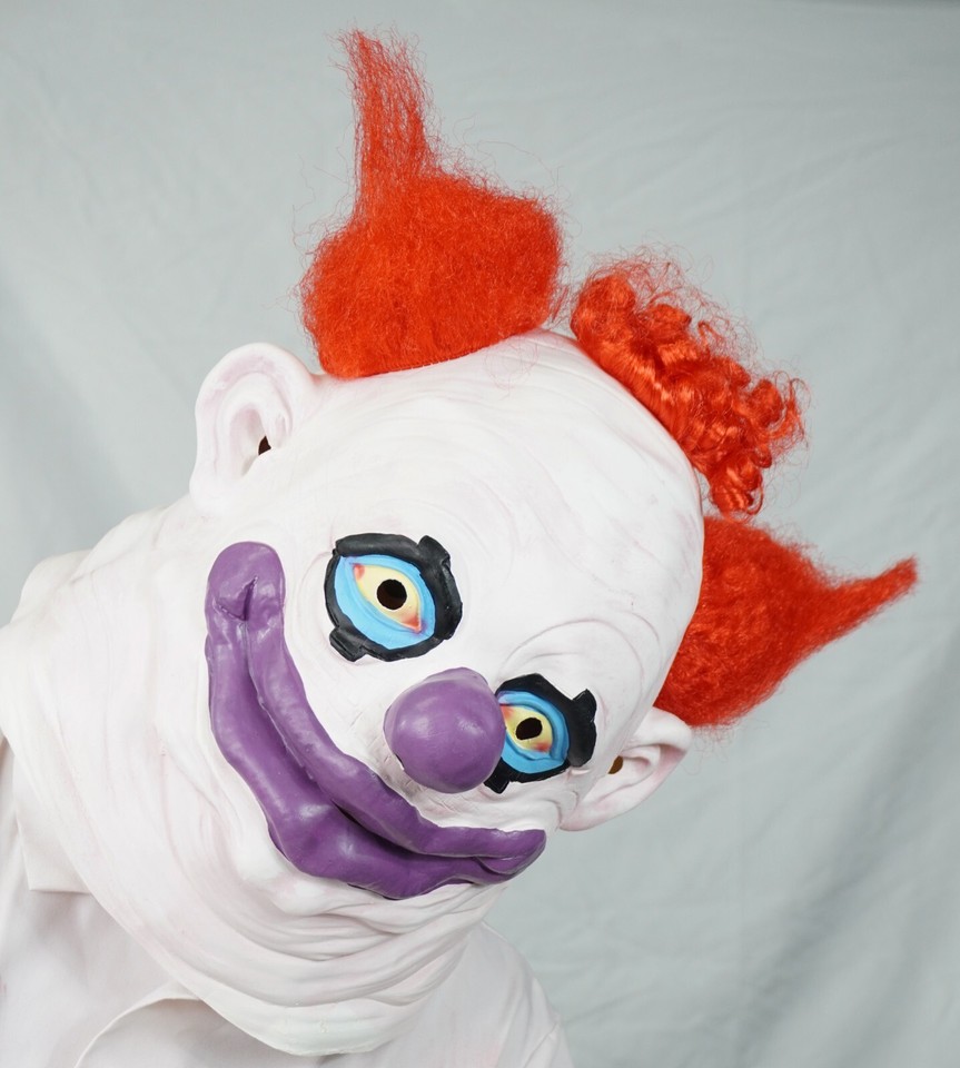 Killer Klown from outer space Halloween Clown Mask Latex Scary costume ...
