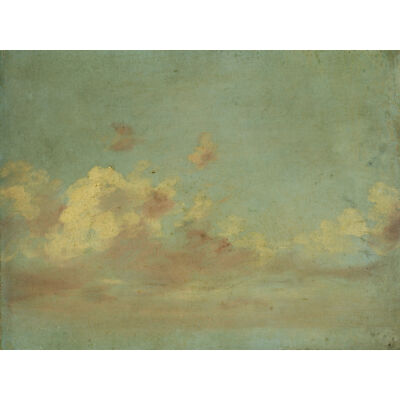 John Constable Wolkenstudie um 1821 Gemälde großer Wandkunstdruck 18 x 24 Zoll