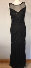 Miss Selfridge Party/Cocktail/Prom Dress Black Size 10