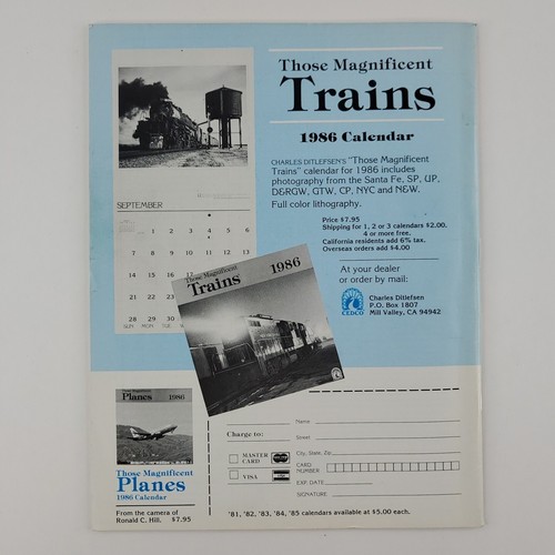 Trains Magazine Trains Model Man Amtrak Cave Railroading Vintage January 1986 - Picture 2 of 16