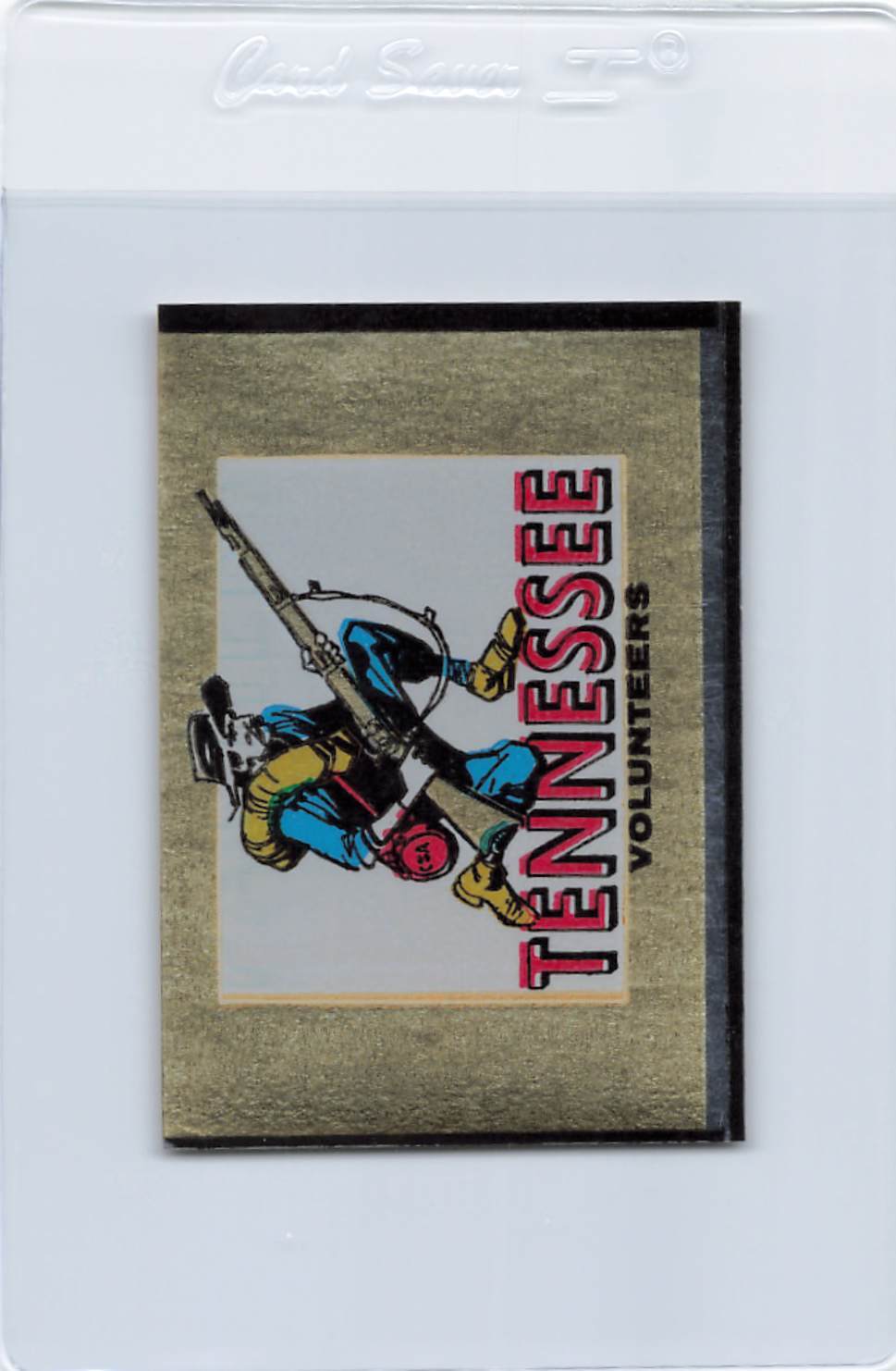 Tennessee Football Cards 1960 Topps Metallic Stickers trading card — raw and PSA graded price guide