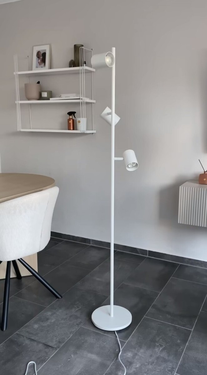 Ikea NYMANE Floor lamp with 3 spotlights, white - NEW | eBay Ikea NYMANE Floor lamp with 3 spotlights, white - NEW | eBay