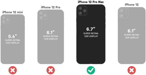 LifeProof per Apple iPhone 12 Pro Max, custodia antiurto serie Wake, viola - Foto 7 di 7