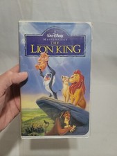 The Lion King VHS, 1995 The Masterpiece Collection 2977 Disney simba clamshell