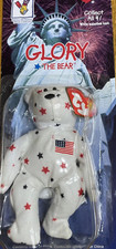 TY USA GLORY the BEAR 1998 Retired New McDonald's Beanie Babies