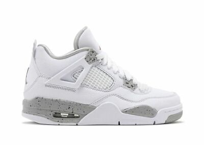 Jordan 4 Retro Shoes White Oreo Tech Gray TD,PS Szs BQ7669 100 BQ7670 100 |  eBay