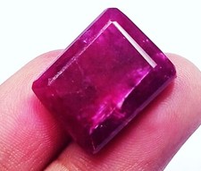 Natürlich Roter Beryll (Bixbite) 19.40 Karat Zertifiziert Lose Edelstein Mit