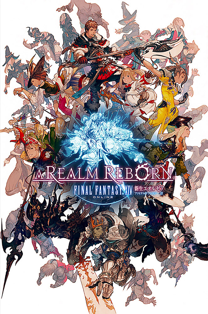 Final Fantasy XIV Heavensward Art PS3 PS4 Premium POSTER MADE IN