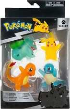 Pokemon Battle Figure 4 Pack Translucent Figures Features 3-Inch Characters NIB