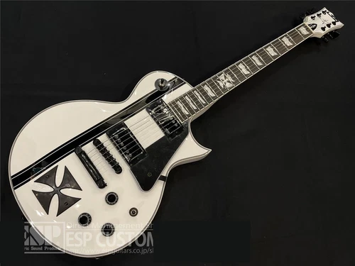 *NEW* LTD / ESP IRON CROSS Snow White James Hetfield Les Paul 3.8kg W/GB