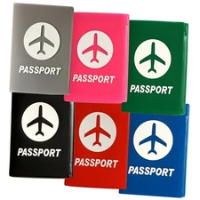 Aircraft Silicone Rubber Passport Holder Document ID Cards Organizer