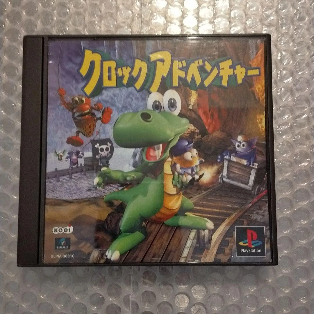 PS1 CROC ADVENTURE 3D Platformer Sony Playstation FROM JAPAN CROC 2