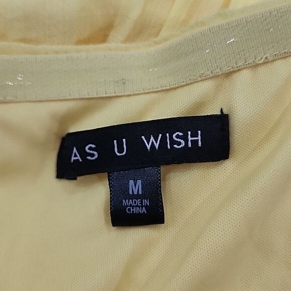 Womens Clothing As U Wish Brand As U Wish Women's Yellow Boho