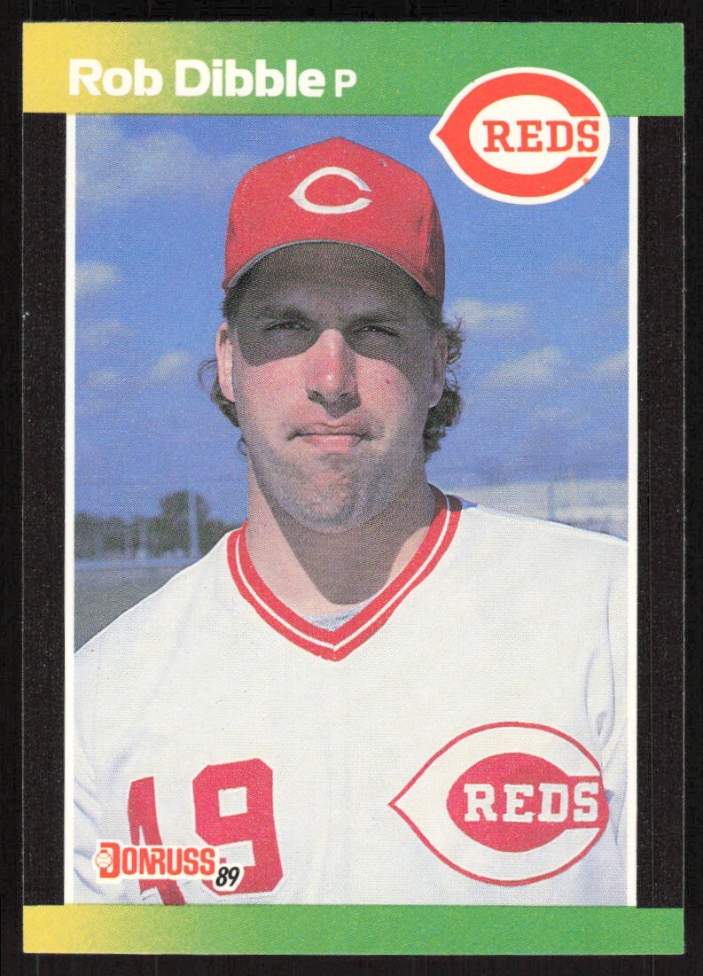 1989 Donruss Baseball's Best Rob Dibble RC #334 Cincinnati Reds