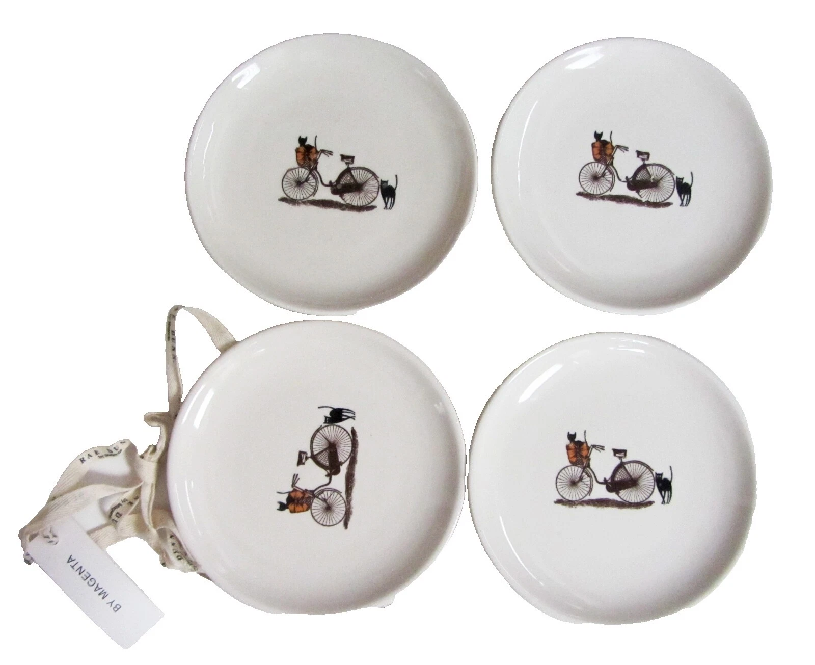 Керамические тарелки для десерта на Хэллоуин