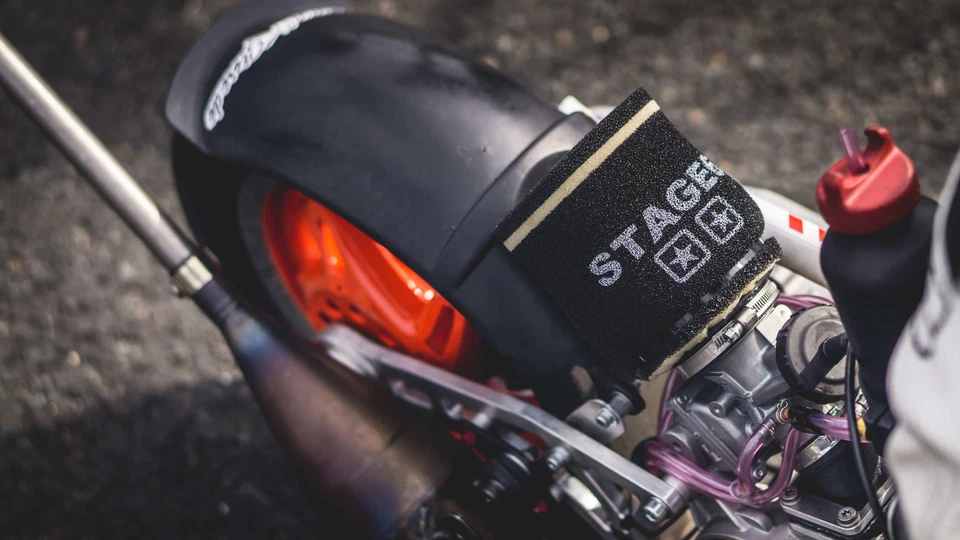 Racingluftfilter Stage6 Double-Layer GROSS Schwarz AW 70mm - Bild 4 von 4