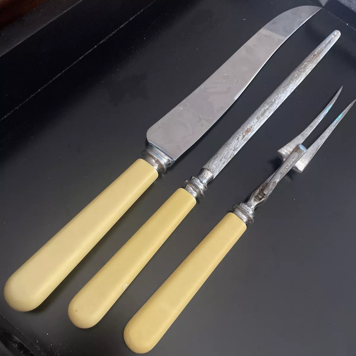 Vintage carving hotsell set