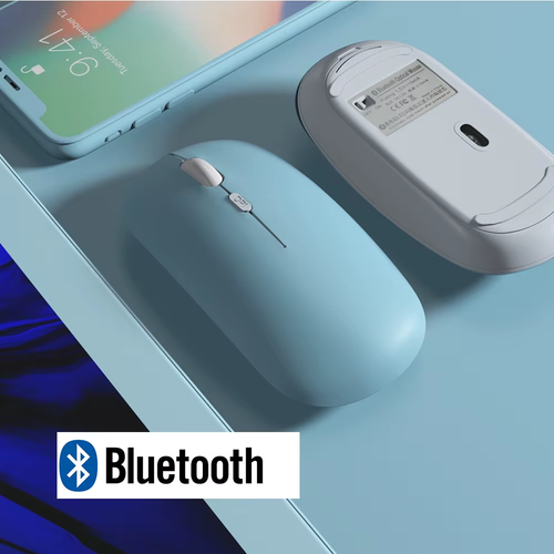 Souris Bluetooth Sans Fil Pour Ipad Samsung Huawei Lenovo Ata Pad Android Window - Photo 2/20