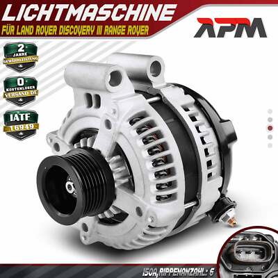 Lichtmaschine Generator 150A 14V für Land Rover Discovery III Range Rover LM