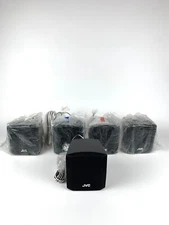 JVC Satellite Speakers SPTHS11BS Tested & Working Front Center Surround Set of 5