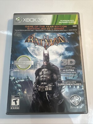 Batman: Arkham Asylum - Game of the Year (Microsoft Xbox 360) CIB Complete