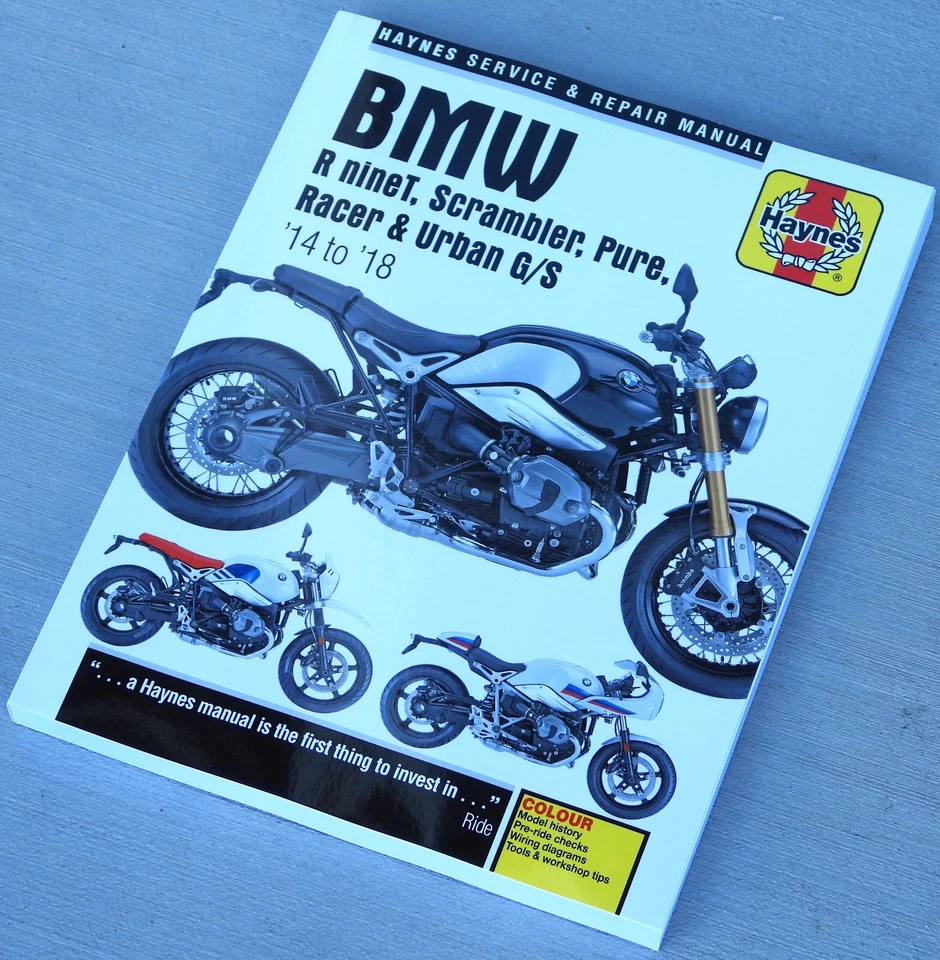 BMW R nineT Scrambler Pure Racer Urban Haynes 2014-2018 manual de reparación 6402 Foto 2 de 3