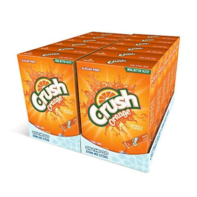 Orange Crush- Powder Drink Mix Sugar Free & Delicious Makes 72 Flavored Water