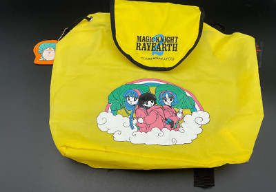 CLAMP Magic Knight Rayearth 2 Drawstring Backpack Bag Promo Hikaru Umi Fuu